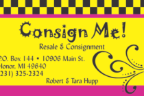 Consign Me business card
