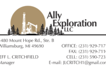 Ally Exploration business card