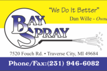Bay Spray business card